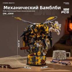 Конструктор Steam Панк Механический Шмель, 1698 деталей, Сборная модель с подвижными механизмами, Подарок для взрослых и детей