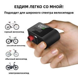 Мини-насос электрический NEWO BL03 для велосипеда и самоката, 120 PSI, 108г, USB-C, портативный велонасос с цифровым дисплеем
