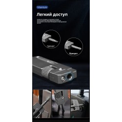Премиальный EDC мультитул из титанового сплава, компактный разводной ключ 10-19 мм, портативный инструмент FL04 Премиальный EDC мультитул из титанового сплава, компактный разводной ключ 10-19 мм, портативный инструмент FL04