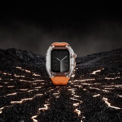Ремешок для смарт-часов 40mm 41mm Apple Watch Series 3 38mm ,прозрачный ,желтый Ремешок для смарт-часов 40mm 41mm Apple Watch Series 3 38mm ,прозрачный ,желтый